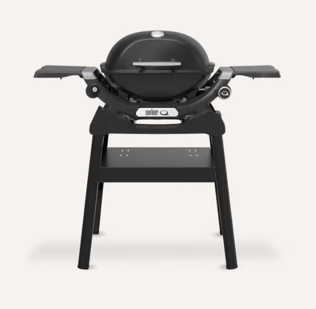Weber Q1200N Gas Barbecue with Side Tables and Compact Stand 1501084