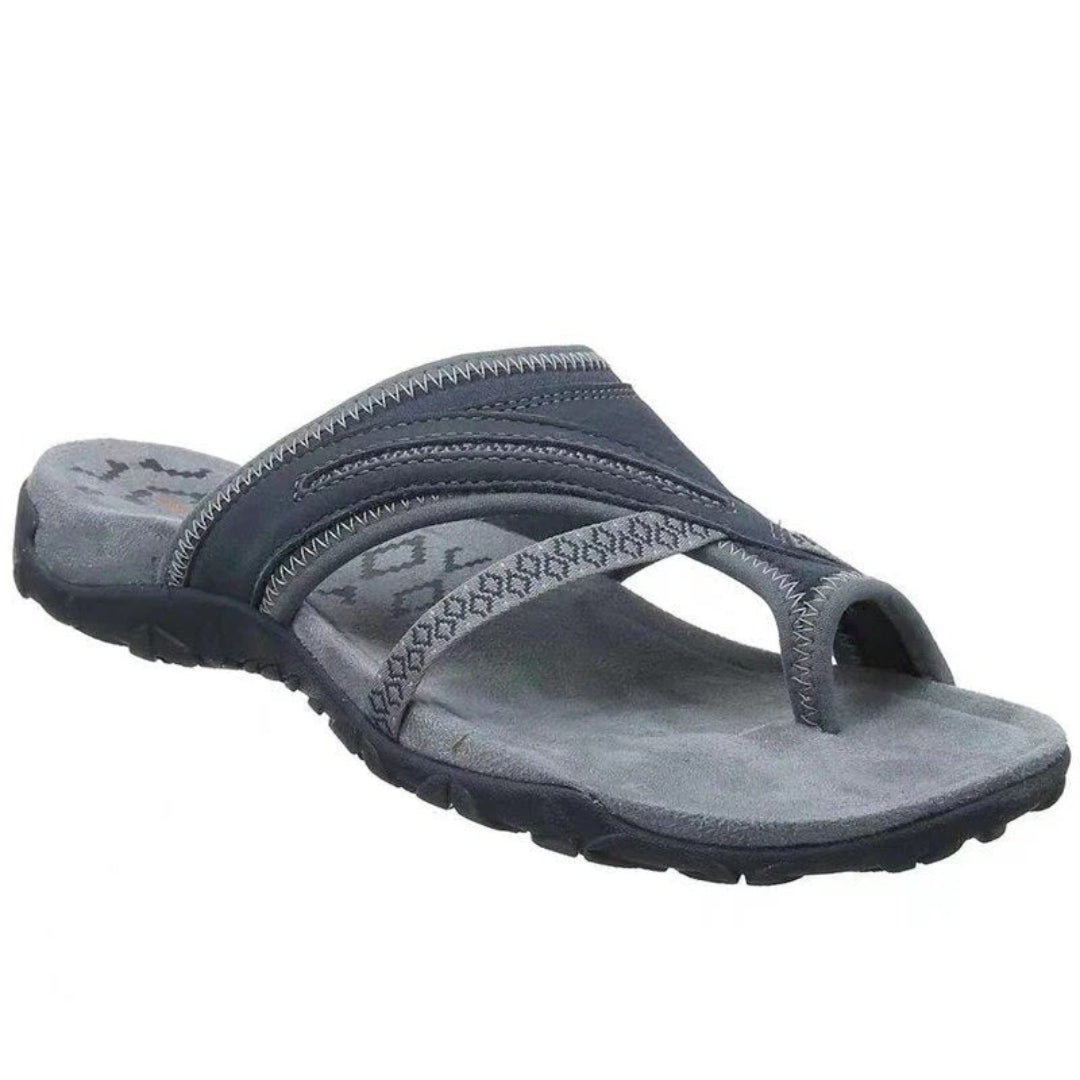 Slip-on open-toe sandals